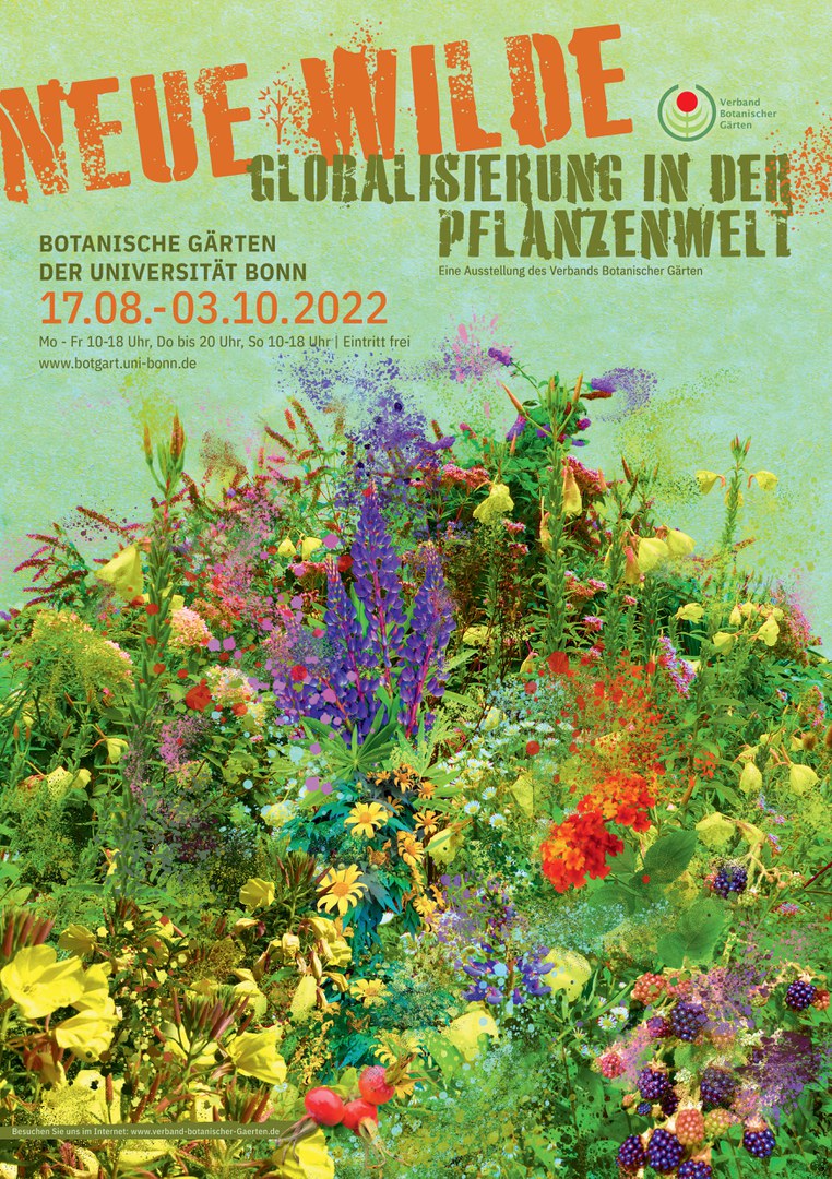 Ausstellungsplakat "Neue Wilde - Globalisierung in der Pflanzenwelt"