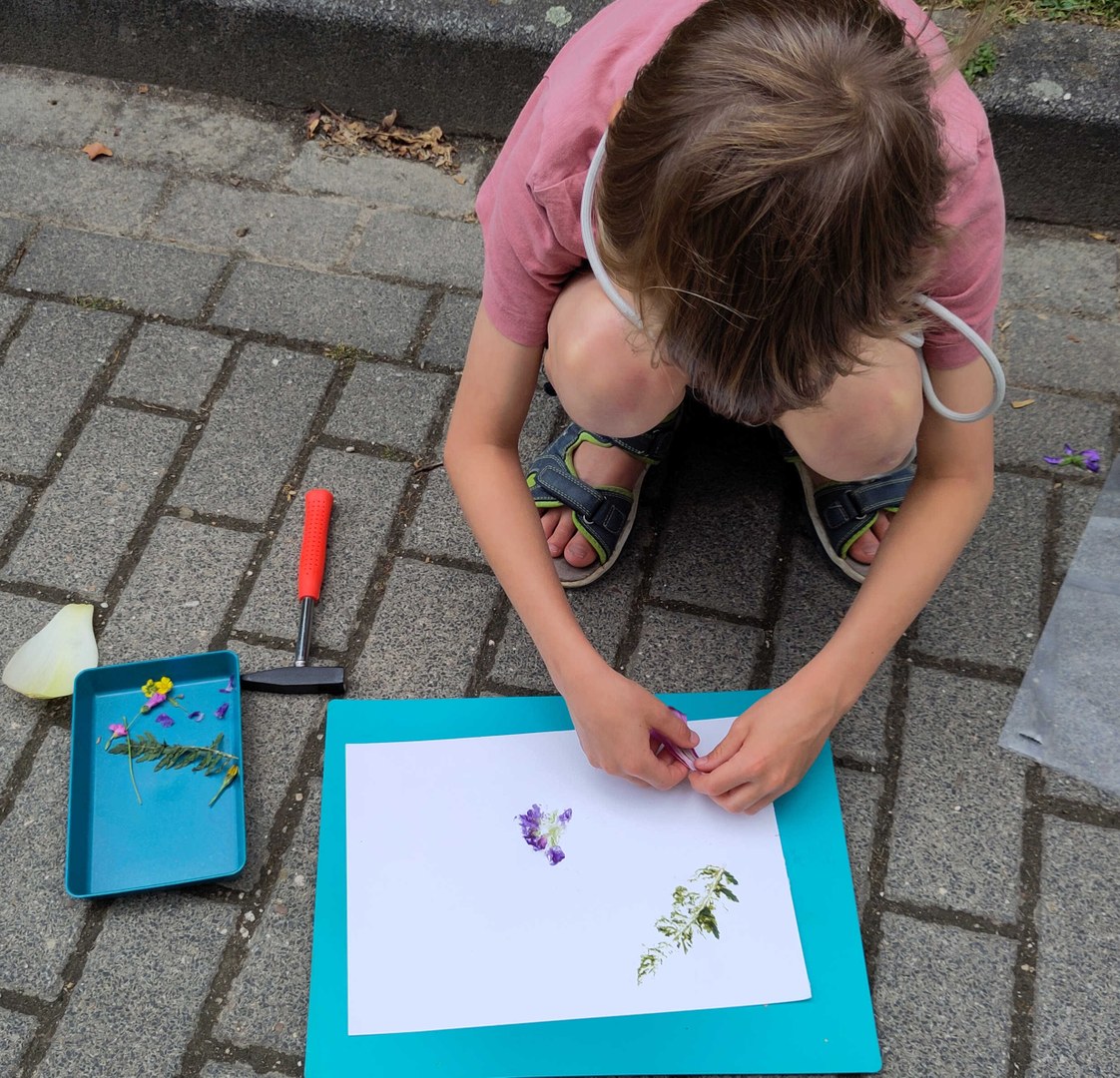 Aus Blüten kleine Kunstwerke zaubern